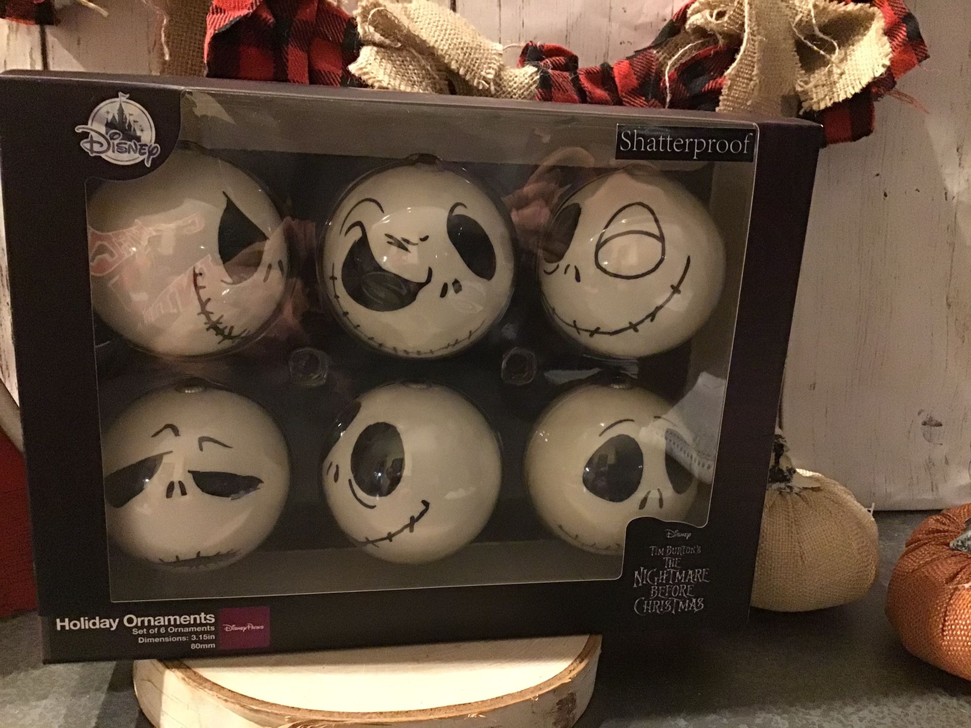 Disney Nightmare Before Christmas Holiday Ornaments