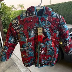 Kids size 6. Spider-Man, jacket