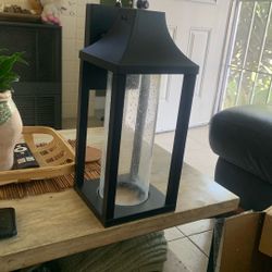 Patio Light With Auto Sensor And Integrated LED 