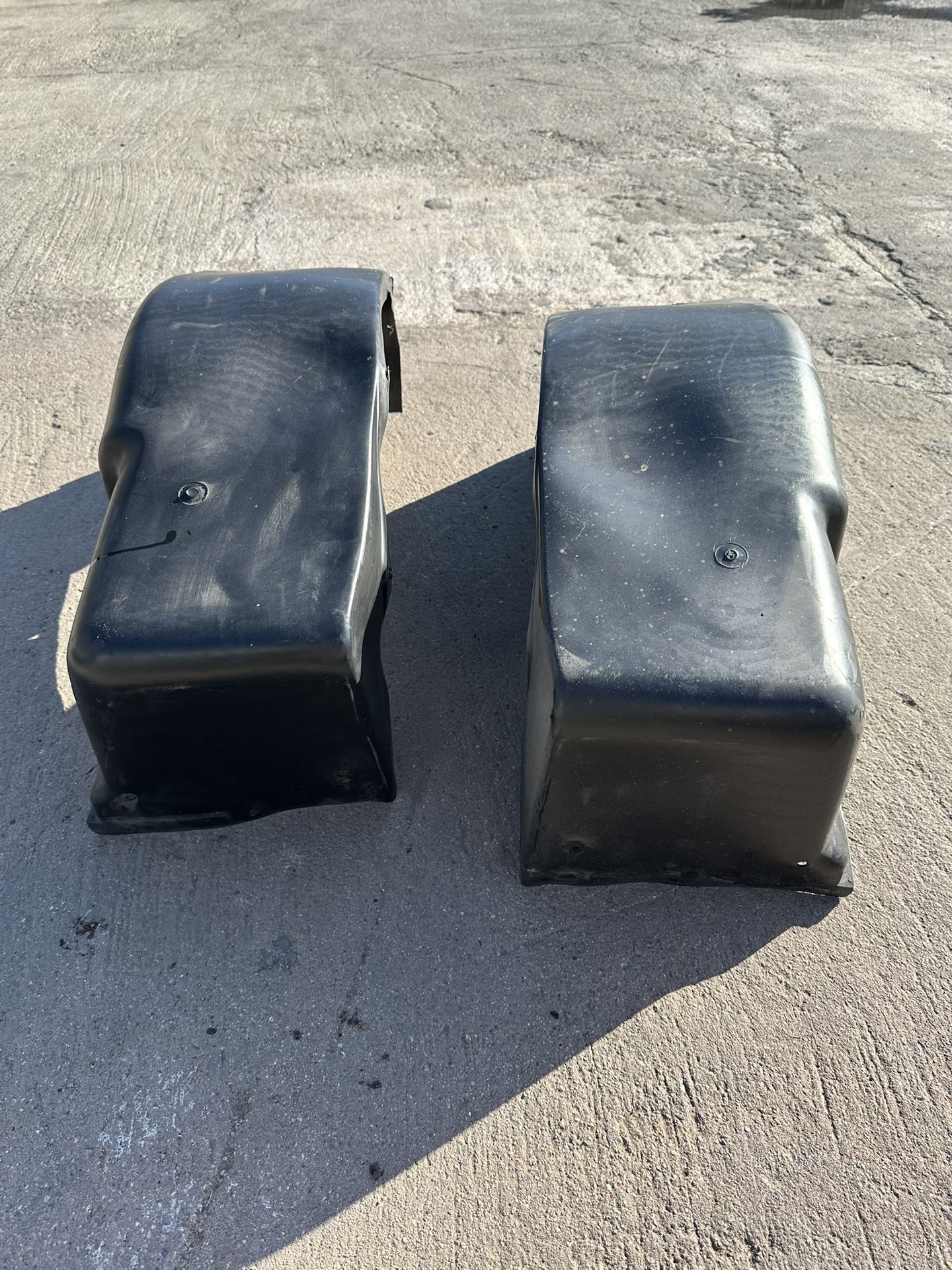 Jeep Wrangler YJ Rear Inner Fenders Plastics Pair Driver Passenger Oem 87-95