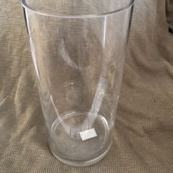 Glass Cylinder Vases 5x10 Case Of 12.