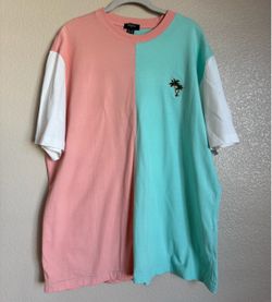 Men’s color-block shirt