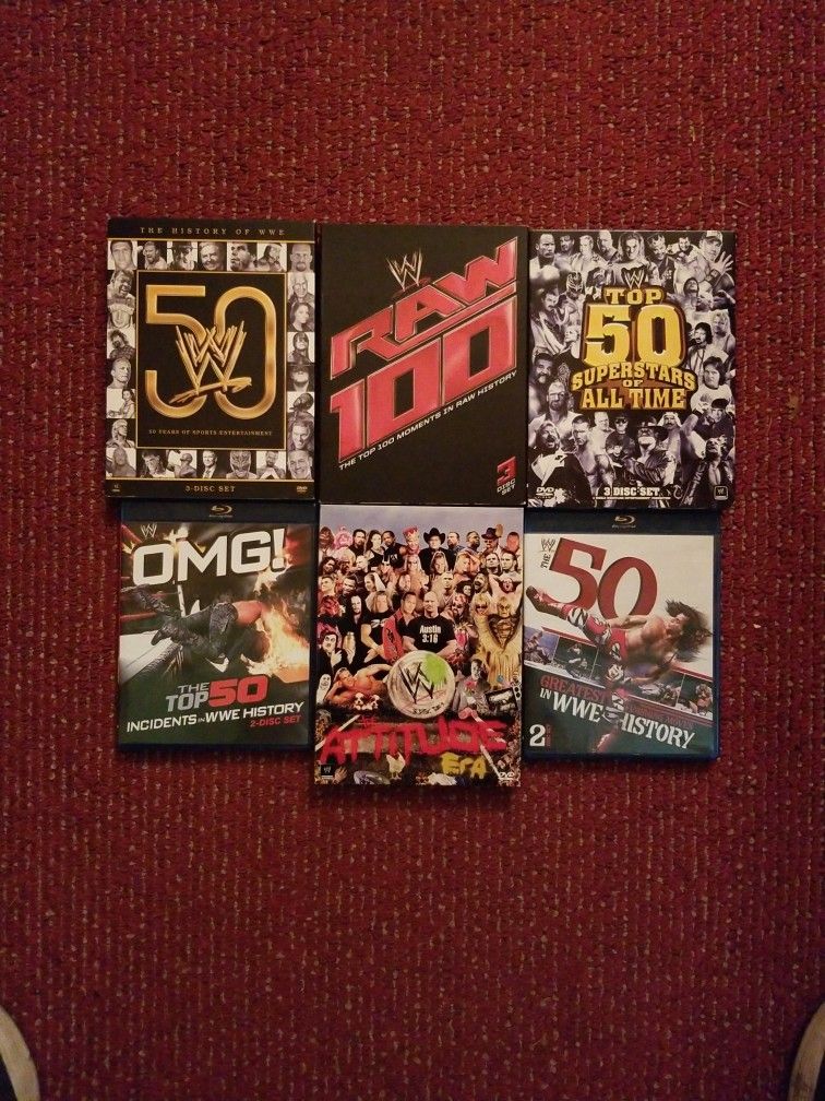WWE DVD and Blu-Ray Sets