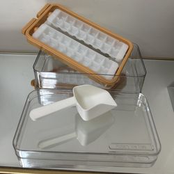 Ice Cube Tray With Self Turning Knob, New