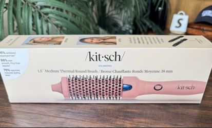 Great Mother’s Day gift- Kitsch Volumizing Thermal Round Brush 1.5" (38mm) -Terracotta NIB (Brand New in Box with 2 black  hair clips