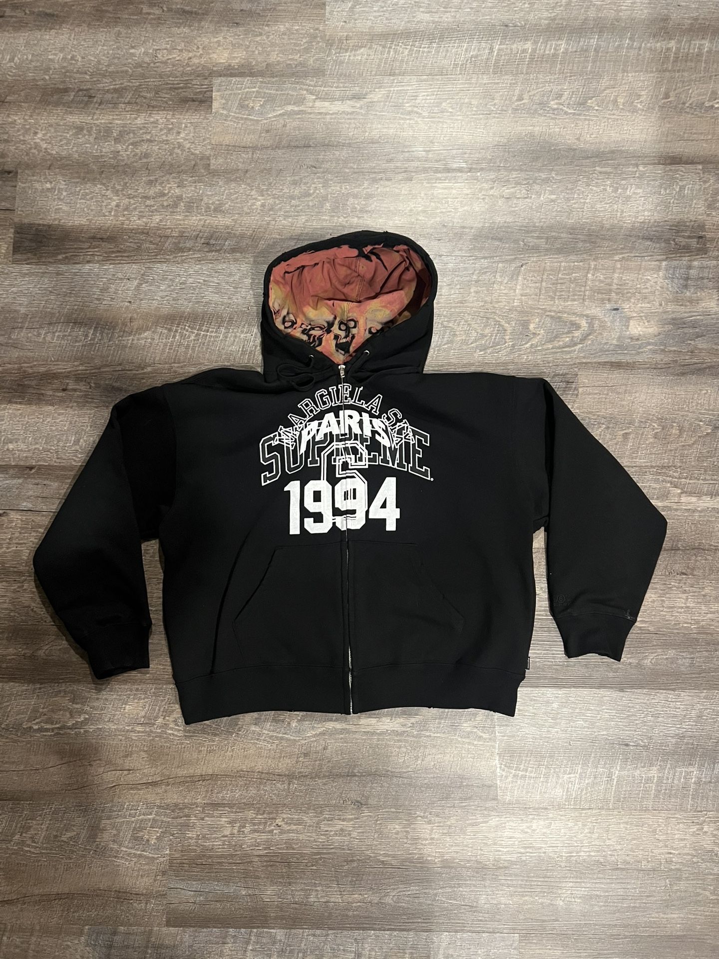 supreme x mason margiela hoodie