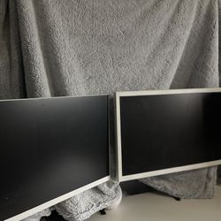 monitors and dual monitor stand (no trades)