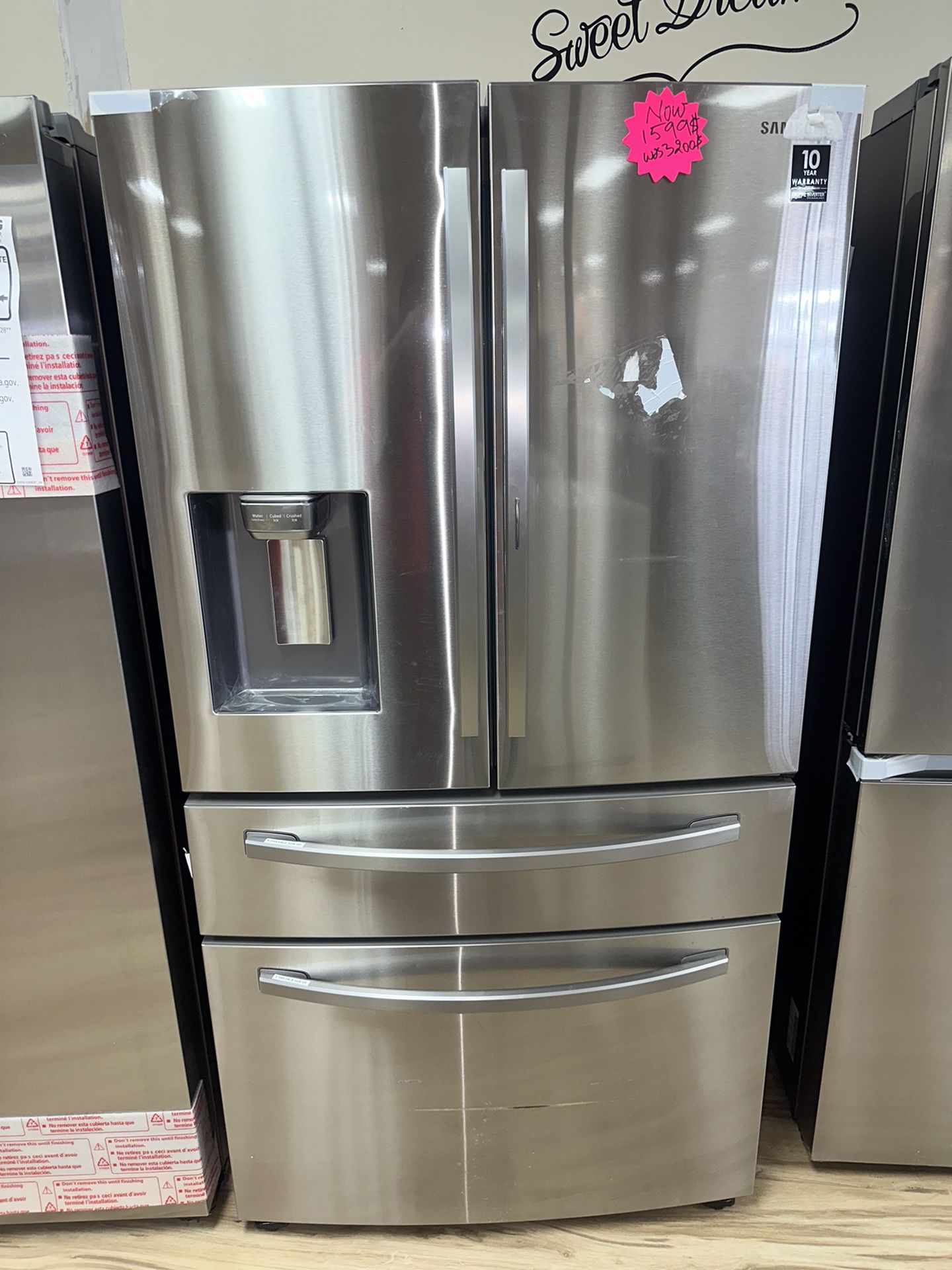 Samsung 4 Doors Stainless Steel Refrigerator 