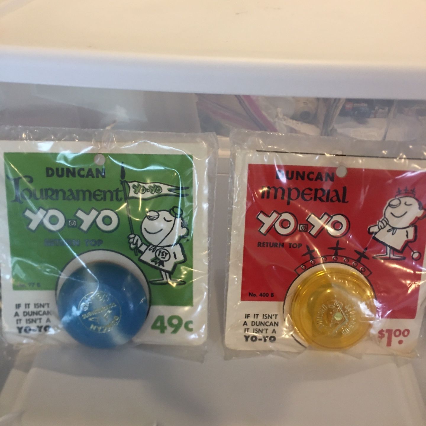 Vintage 1950’s and 60’s Duncan Yo-Yo’s New Never Opened