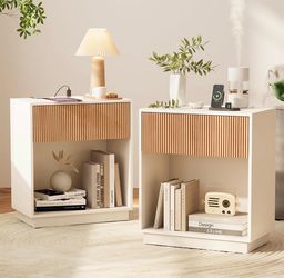 Nightstand SET with charging station