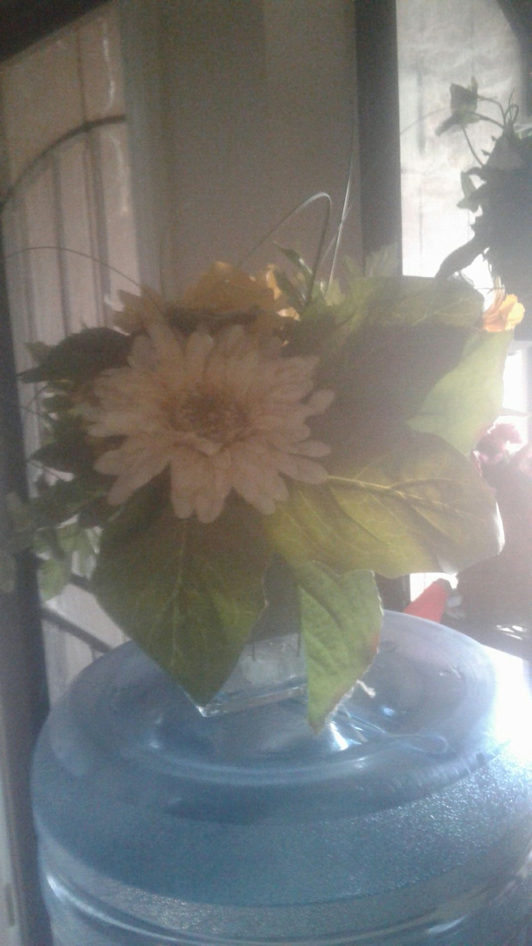 fake flower in vase