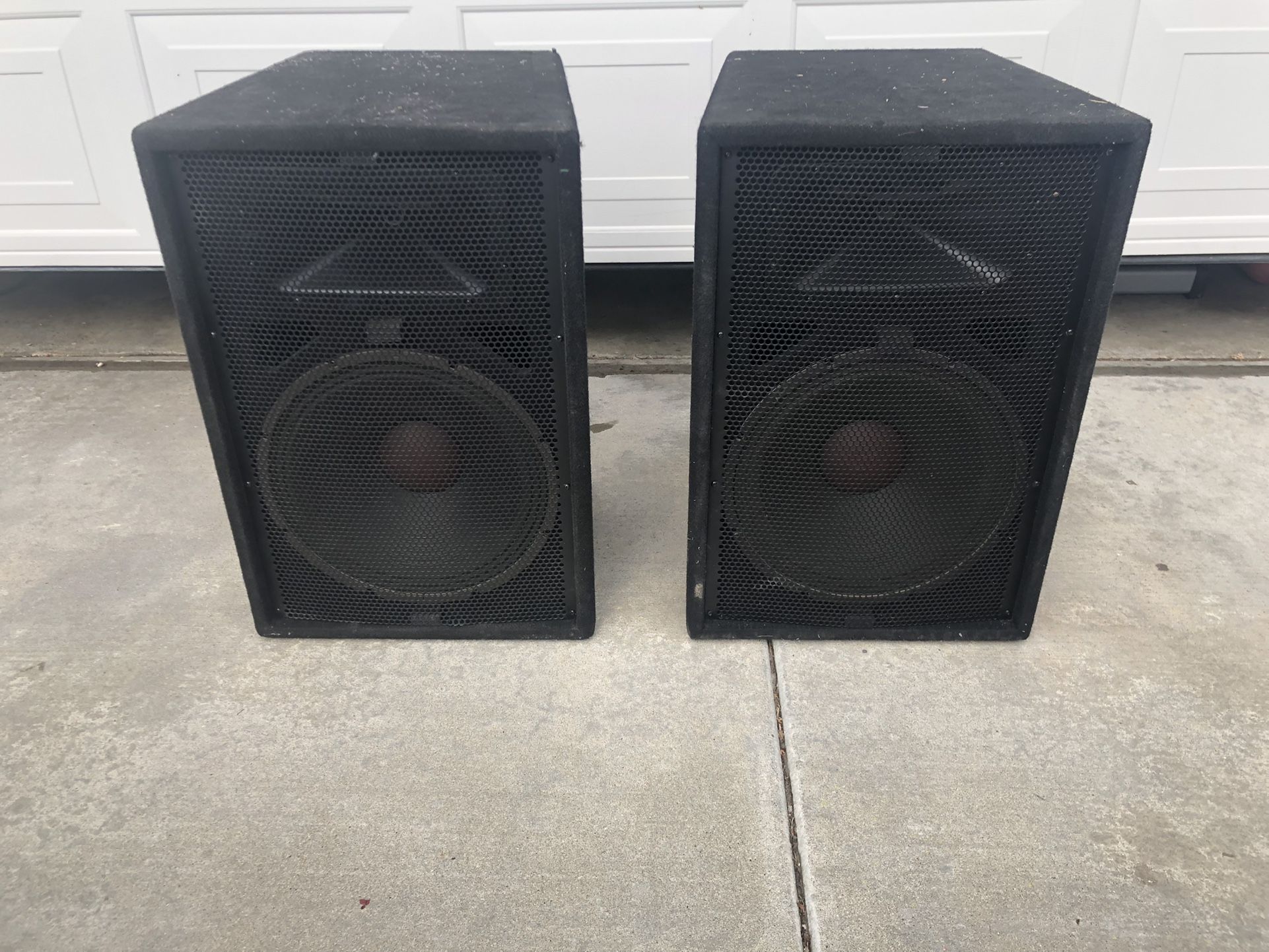 2 JBL SF-15 Two Way Sound Factor Speakers