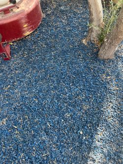 Free play ground rubber mulch