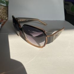 Women’s Brown Frames Oval Sunglasses By Guess! 