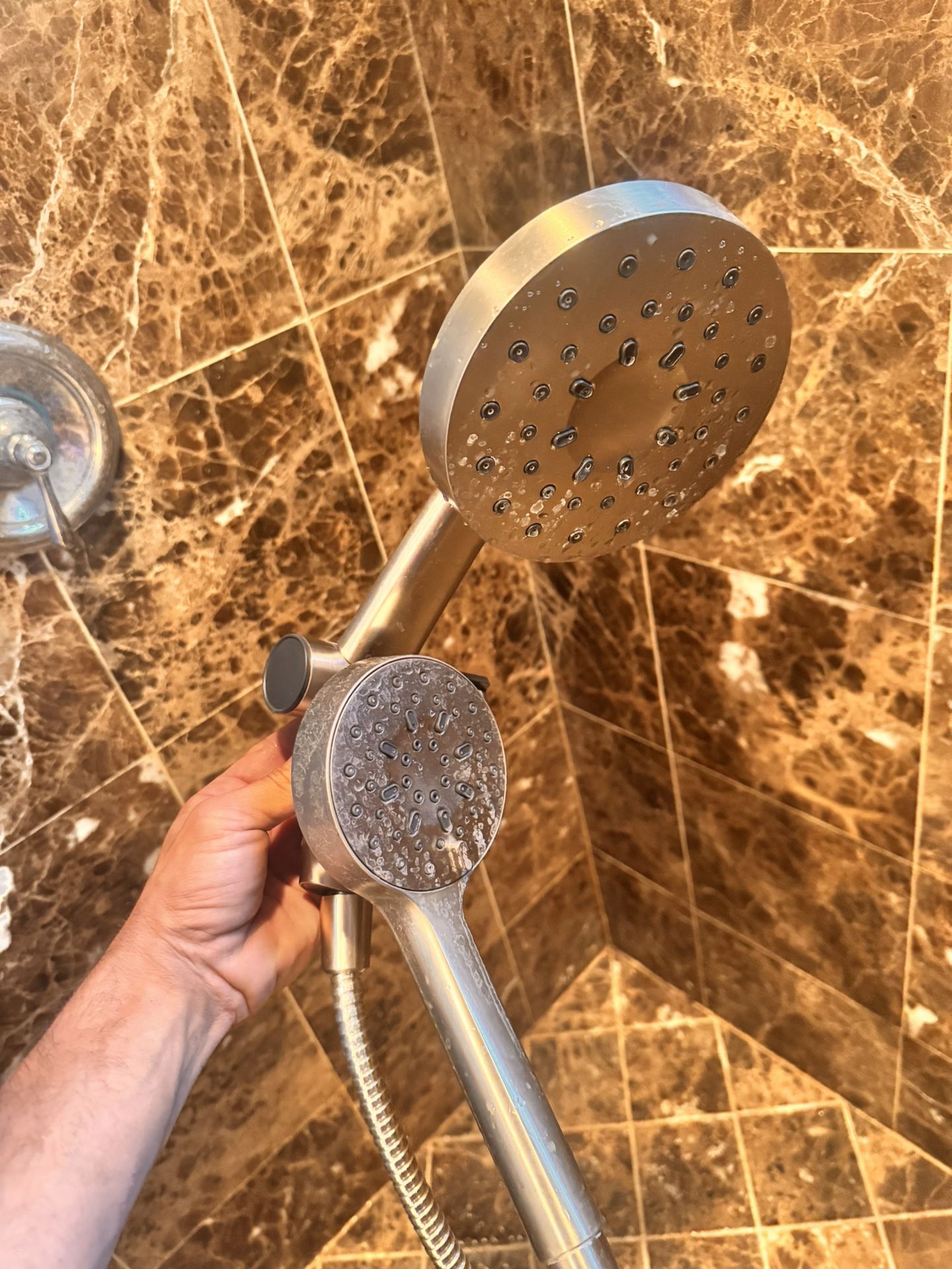 1 Year Old Shower Head With Removable Handle  $30.00