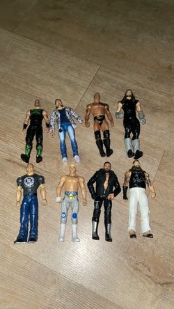 WWE Wrestling Action Figures Lot of 8