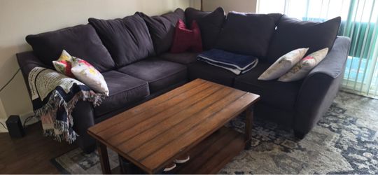 Sectional Couch and Coffee table