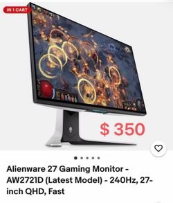 Alienware AW2721D 27-Inch QHD Gaming Monitor