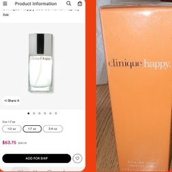 Clinique Perfume $50