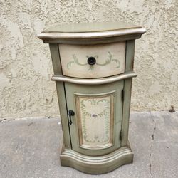 Italian Style Wood Side Table
