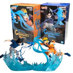Bandai Naruto Combination Battle Figure - Naruto Uzumaki Vs Sasuke Uchiha Set