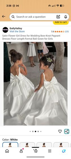 Brand new White Flower Girl or Communion Dress
