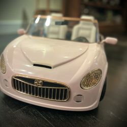 American Girl Doll Pink RC Sports Car Pink