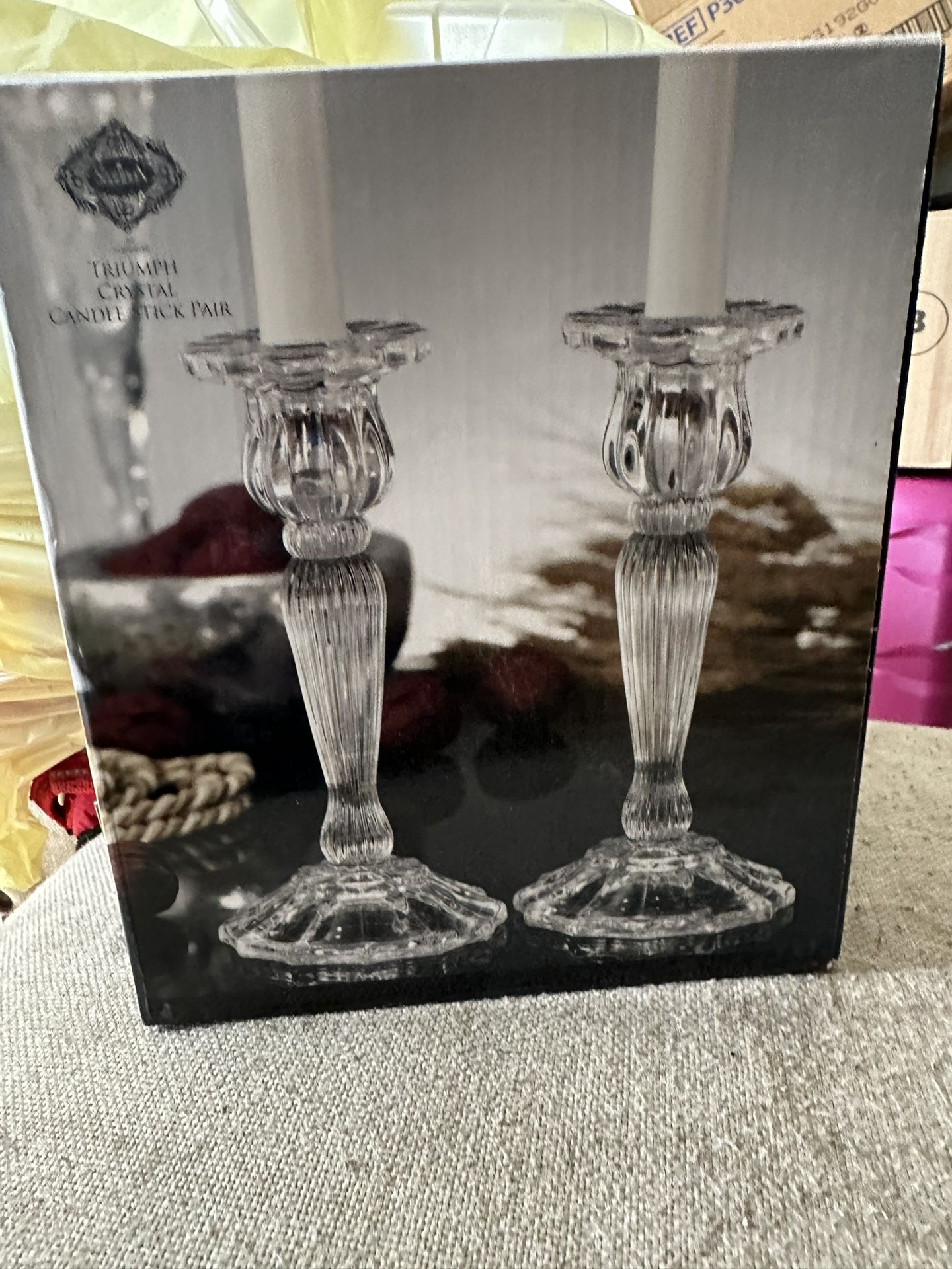 Crystal Candle Holder