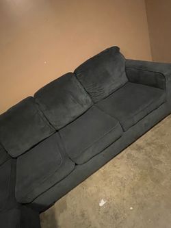 Black L Shape Couch