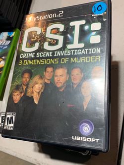 CSI: 3 Dimensions of Murder PS2 Game