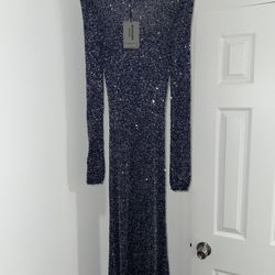 Balenciaga Garde Robe Maxi Sequined Dress Size Large 