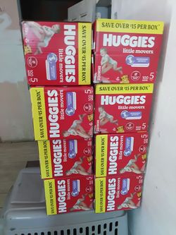 Huggies size 5 diapers