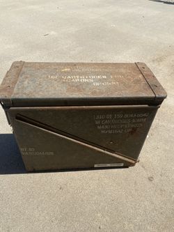 Military Explosives Crate