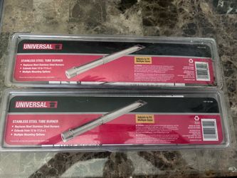 Two Universal Stainless Steel Tube burners