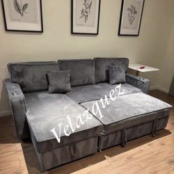 ✅️✅️Convertible Sectional W/ Cup Holder & W/ USB Port✅️✅️