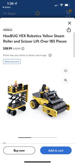 HexBug Steam Roller Scissor Lift