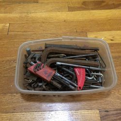 Box Full Of Random Size Allen Wrenches