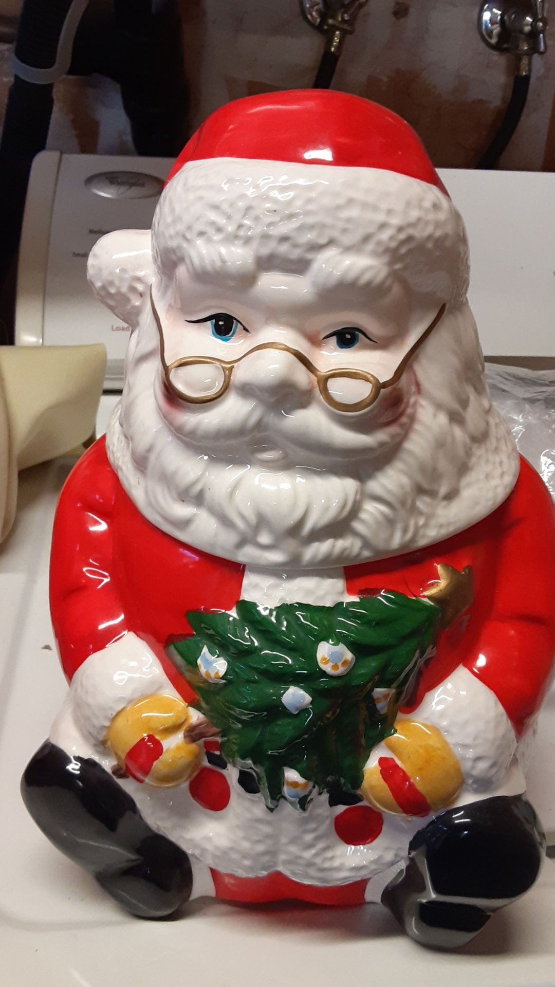 Santa Claus cookie jar