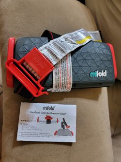 Mifold grab-and-go booster Seat