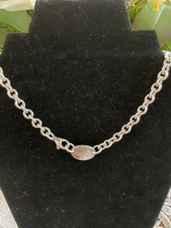 Tiffany & Co. Sterling Silver Chain Necklace