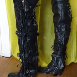 Leather Riding Boot Covers