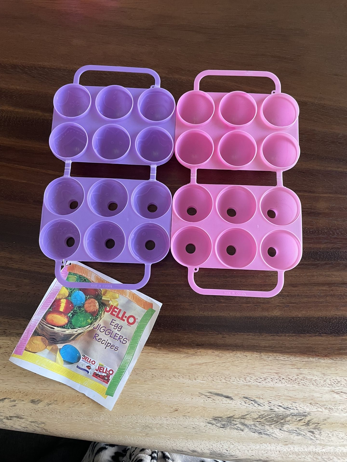 Jello Jigglers Egg Mold (1 Etched, 1 Smooth)