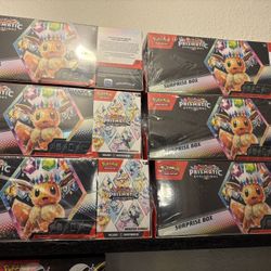 Pokemon Prismatic Surprise Box And Booster Bundle 