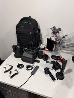Sony A7RV with Lenses and accessories