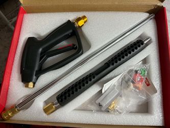 YAMATIC Pressure Washer Gun with Extension Wand, 4000 PSI 5 Nozzle