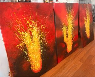 Paintings 🖼️ Set of 3 or Single Wall Art