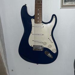 Squier Electric Guitar Blue
