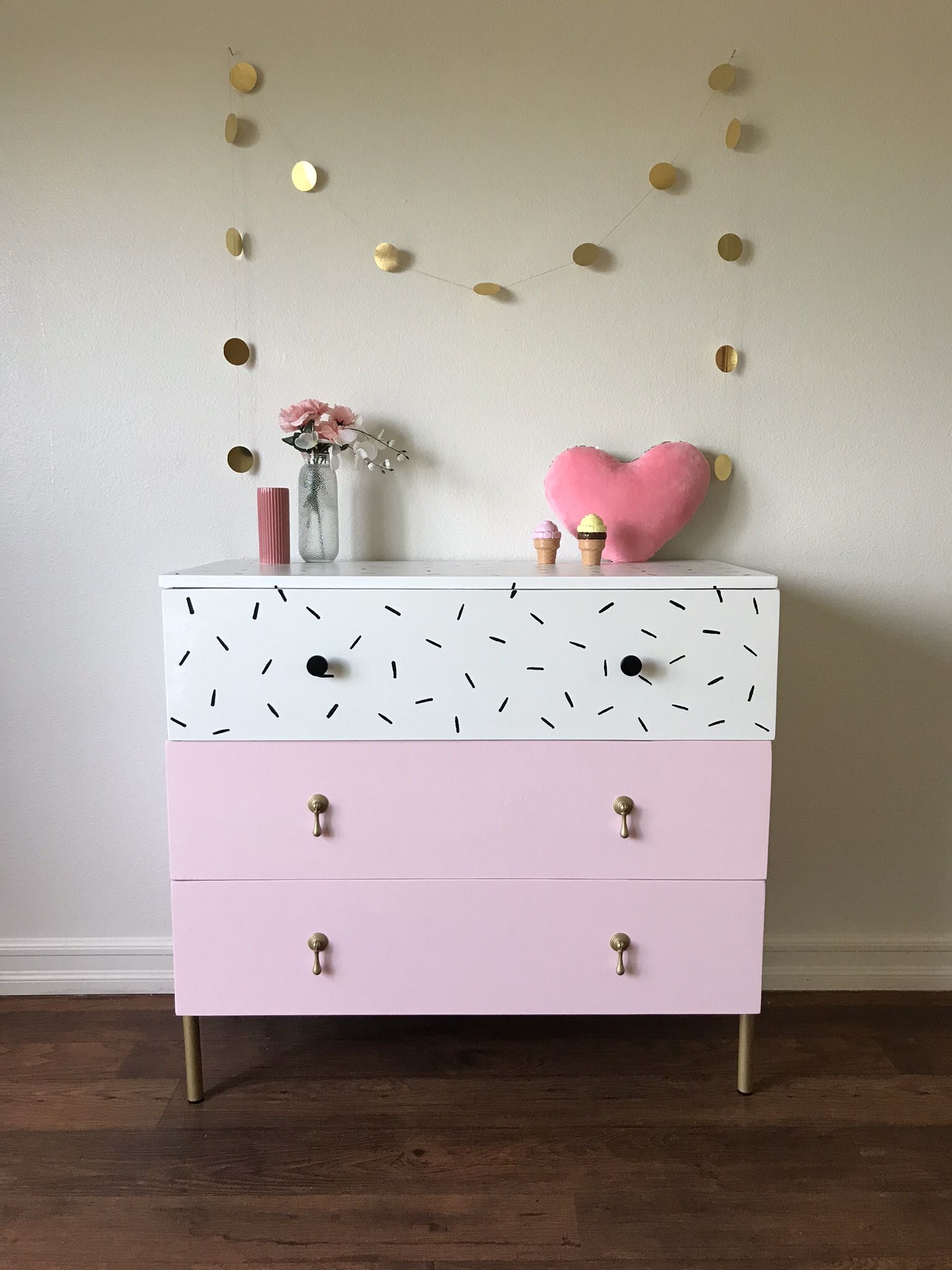 Modern Eclectic 3-drawer Dresser