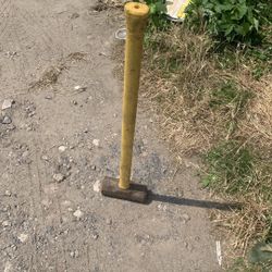 10 Lbs Sledge Hammer With 36” Fiberglass Handle 