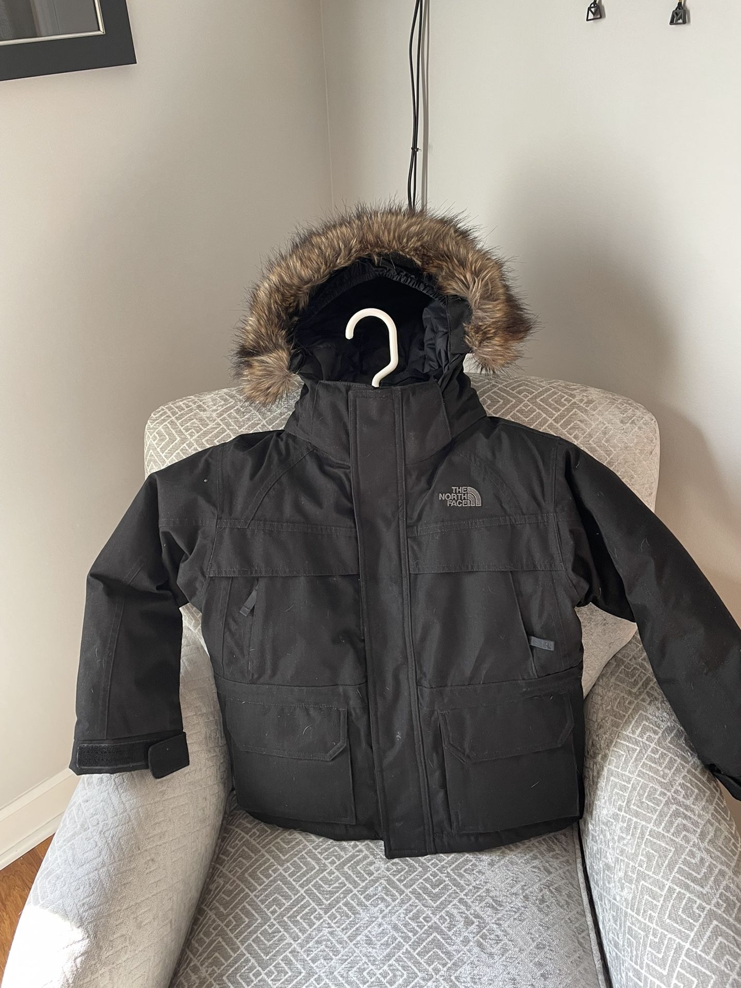 Boys Northdace And Inter Coat XS Like New